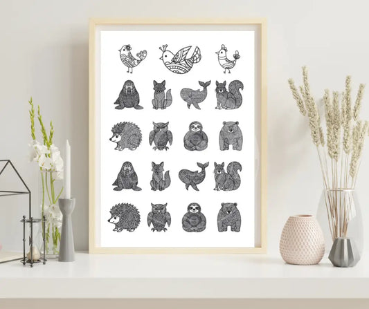 Rubon Bogen Mandala Tiere 1 rubon