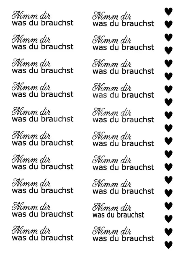 Rubon Bogen Nimm Dir Was Du Brauchst Rubon
