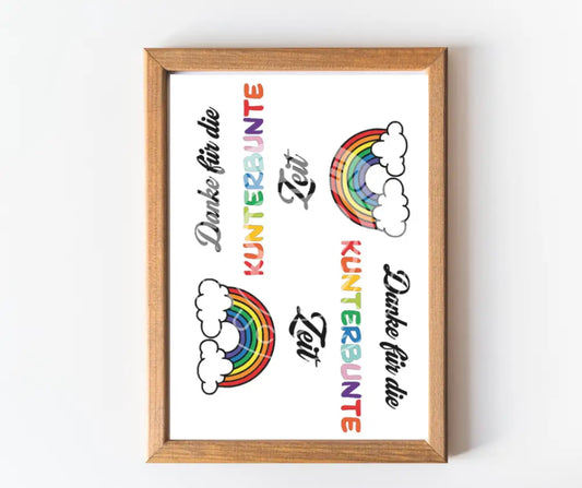 Rubon Bogen Regenbogen Kunterbunte Zeit rubon