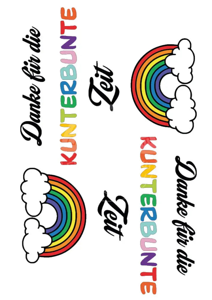Rubon Bogen Regenbogen Kunterbunte Zeit rubon