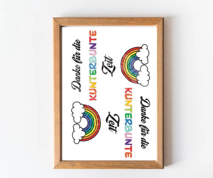 Rubon Bogen Regenbogen Kunterbunte Zeit rubon