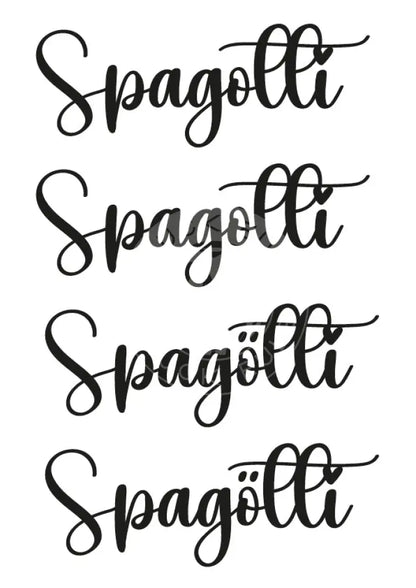 Rubon Bogen Spagotti-Spagötti Rubon