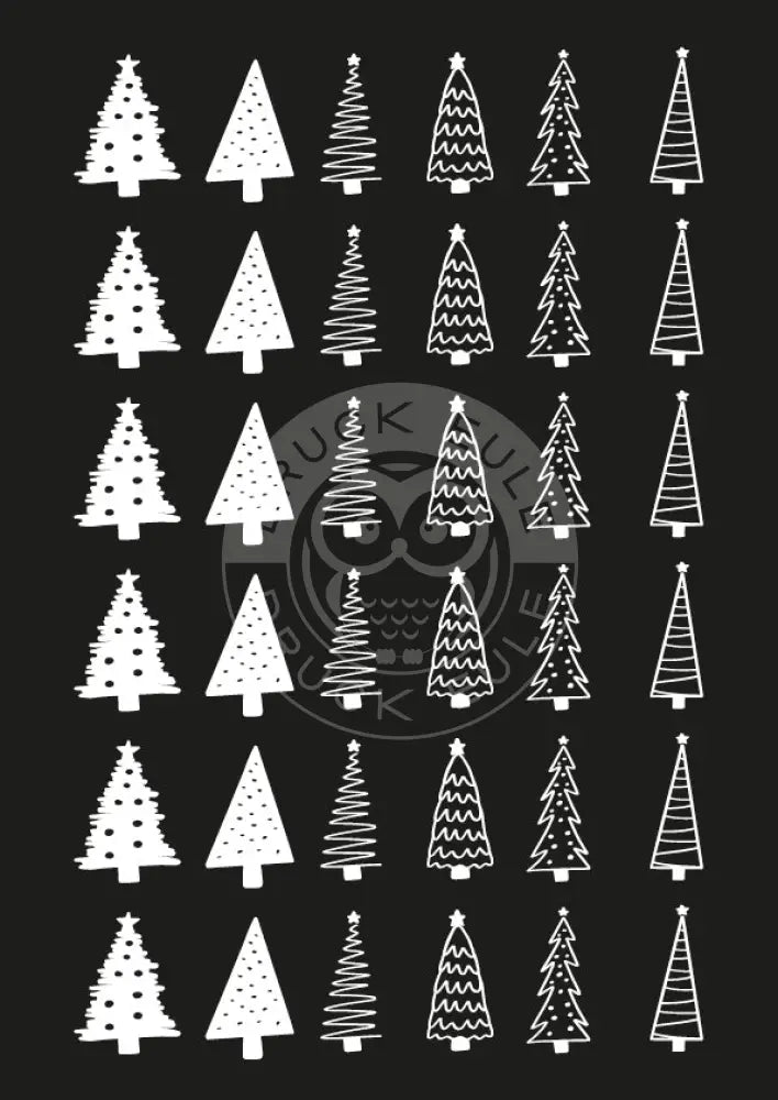 Rubon Bogen Tannenbäume 2 weiss rubon