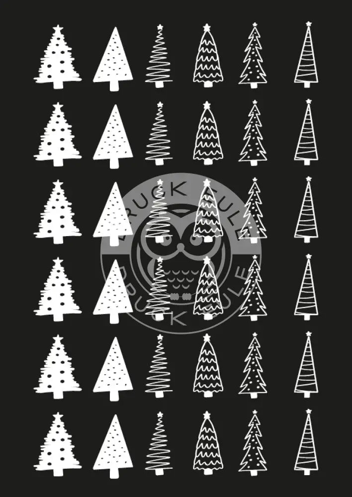 Rubon Bogen Tannenbäume 2 weiss rubon