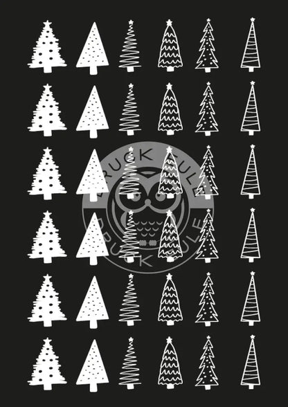 Rubon Bogen Tannenbäume 2 weiss rubon