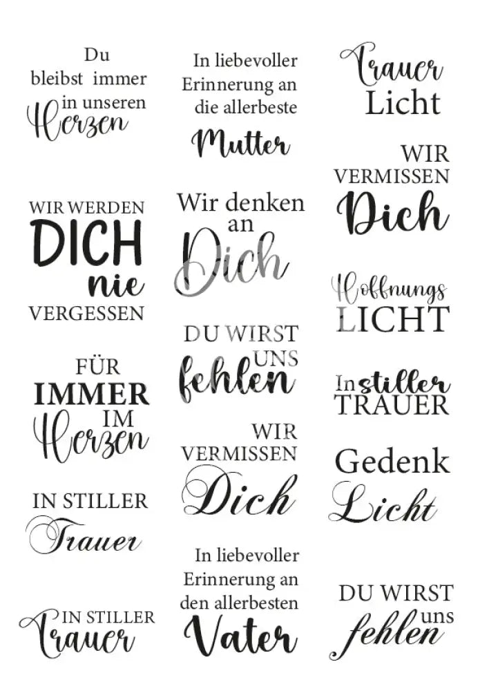 Rubon Bogen Trauer rubon