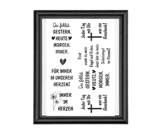 Rubon Bogen Trauer Spruch 1 rubon