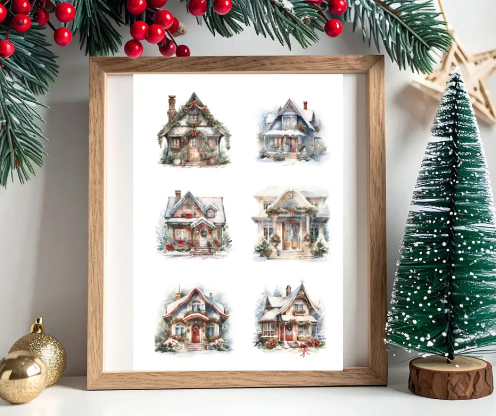 Rubon Bogen Weihnachts Häuser 2 rubon