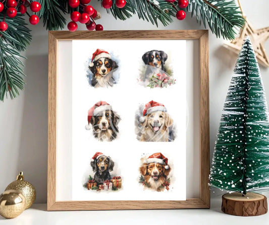 Rubon Bogen Weihnachts Hunde 2 rubon