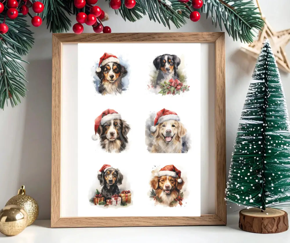 Rubon Bogen Weihnachts Hunde 2 rubon