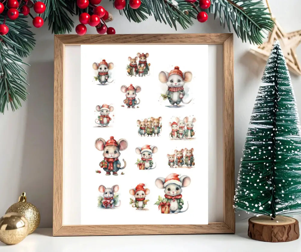 Rubon Bogen Weihnachts Mäuse rubon