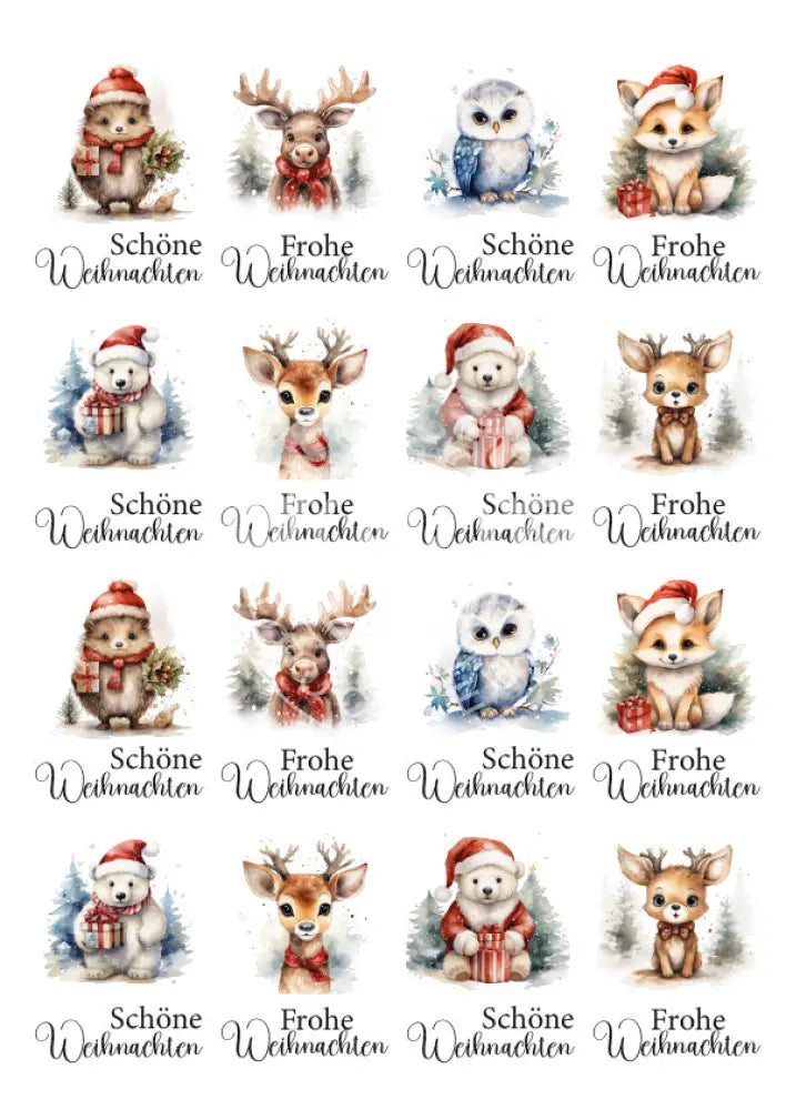 Rubon Bogen Weihnachts Tiere 1 rubon