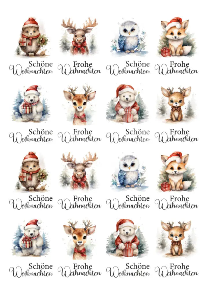 Rubon Bogen Weihnachts Tiere 1 rubon