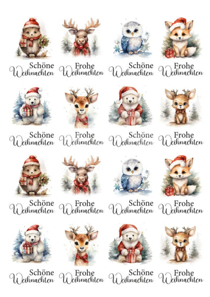 Rubon Bogen Weihnachts Tiere 1 rubon