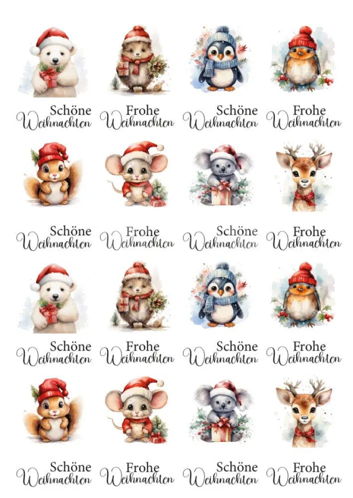 Rubon Bogen Weihnachts Tiere 2 rubon