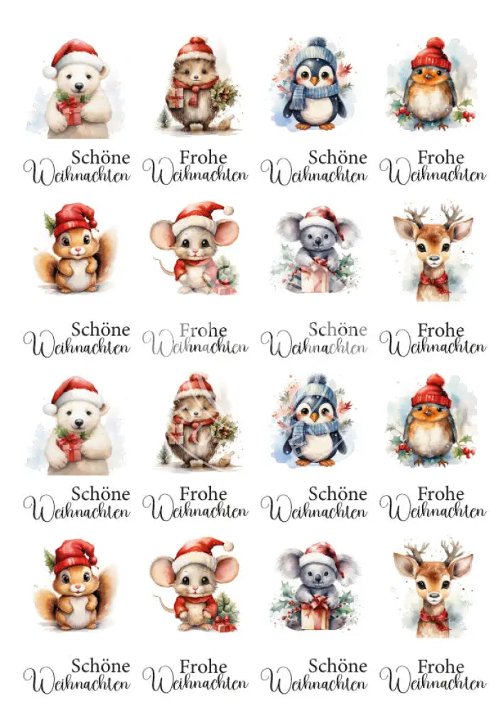 Rubon Bogen Weihnachts Tiere 2 rubon