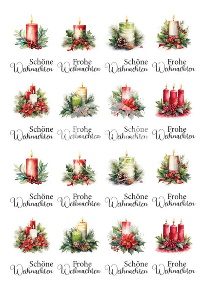Rubon Bogen Weihnachtskerze 1 rubon