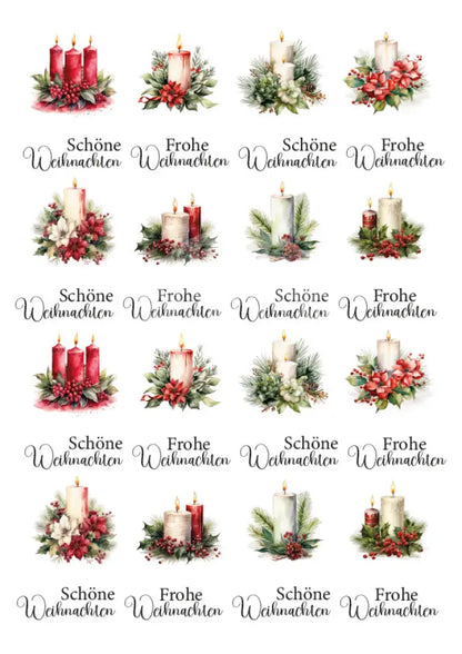 Rubon Bogen Weihnachtskerze 2 rubon