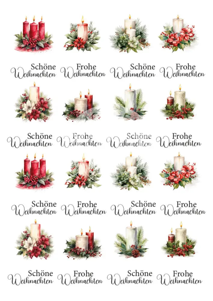 Rubon Bogen Weihnachtskerze 2 rubon