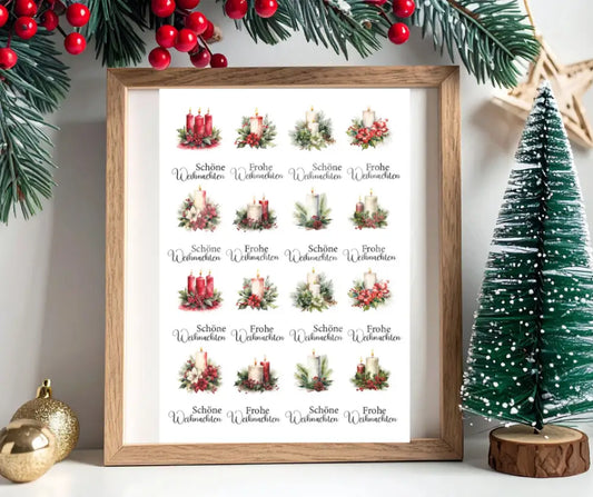 Rubon Bogen Weihnachtskerze 2 rubon