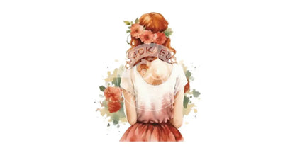 Rubon Trinkglas 240x120mm Summer Girl 291-1 Glanz rubon