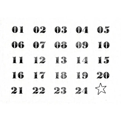 Stempel Adventskalender stempel
