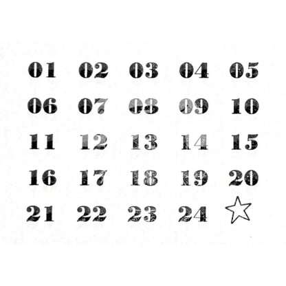 Stempel Adventskalender stempel