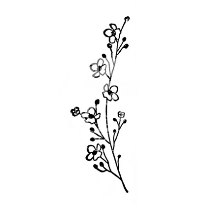 Stempel Blumenzweig stempel