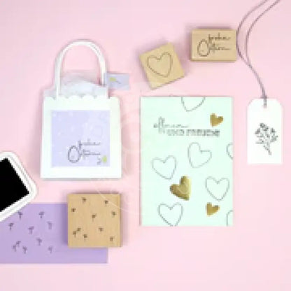 Stempel Herz asymetrisch stempel