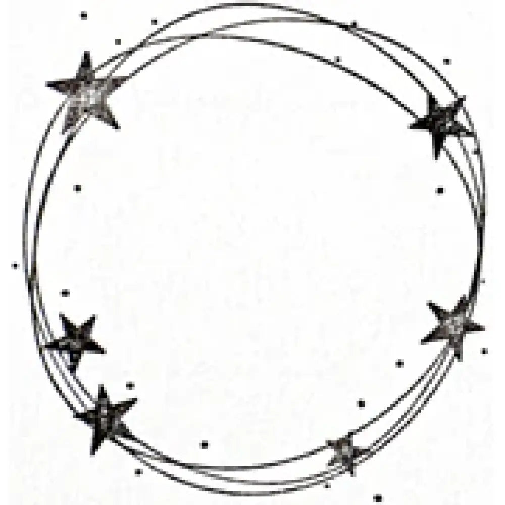 Stempel Kreis mit Sternen stempel