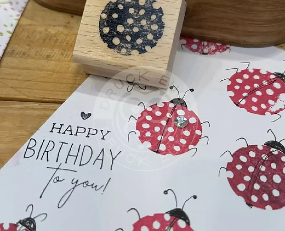 Stempel ’Kugelstempel getupft’ - stempel