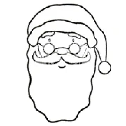 Stempel Weihnachtsmann stempel