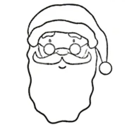 Stempel Weihnachtsmann stempel