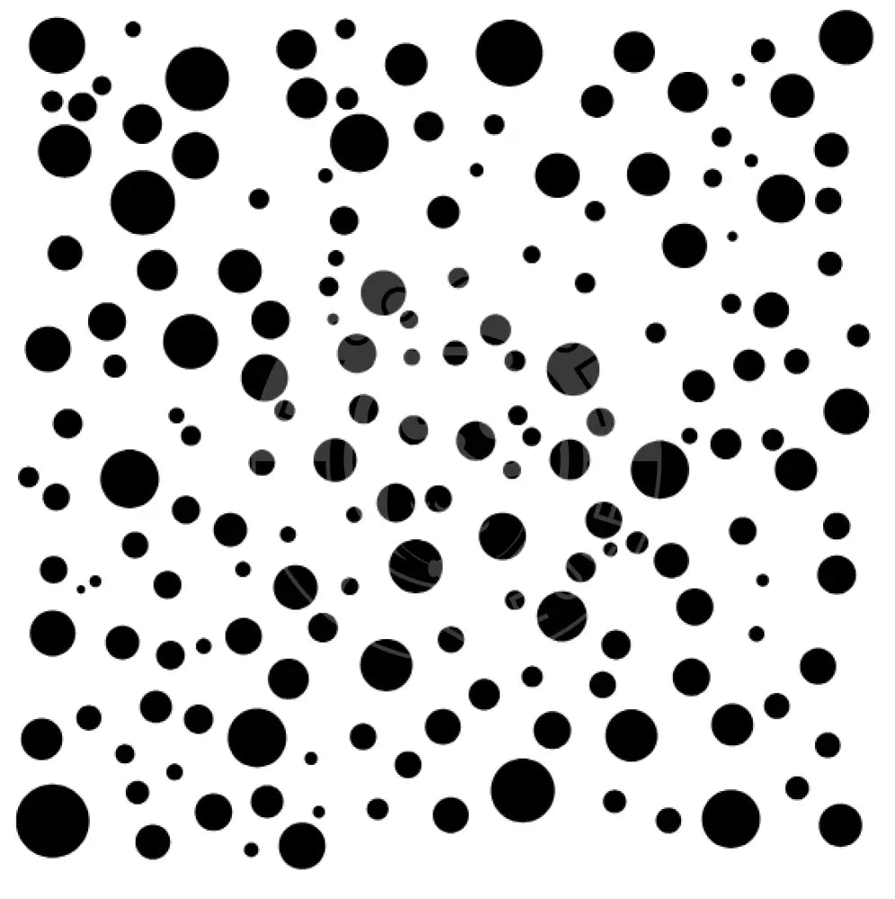Stencil Schablone Dots 1