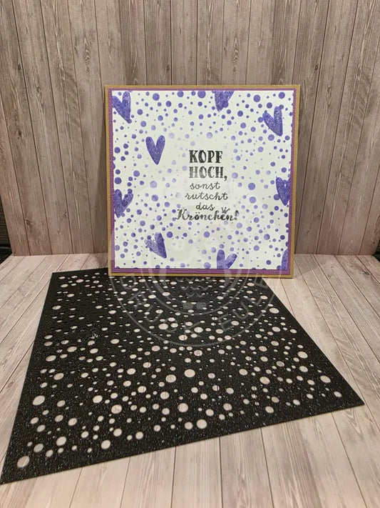 Stencil Schablone Dots 2