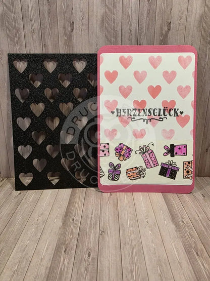 Stencil Schablone Herz