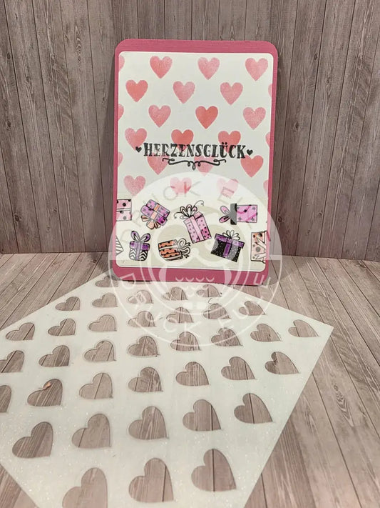 Stencil Schablone Herz