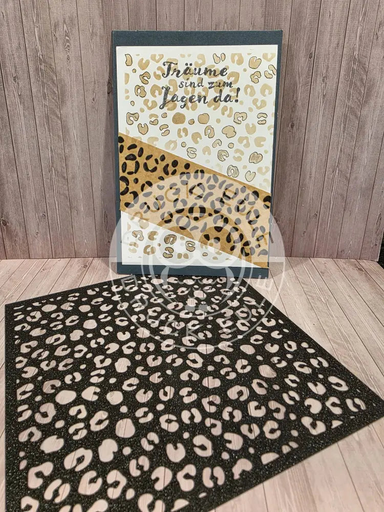 Stencil Schablone Leo