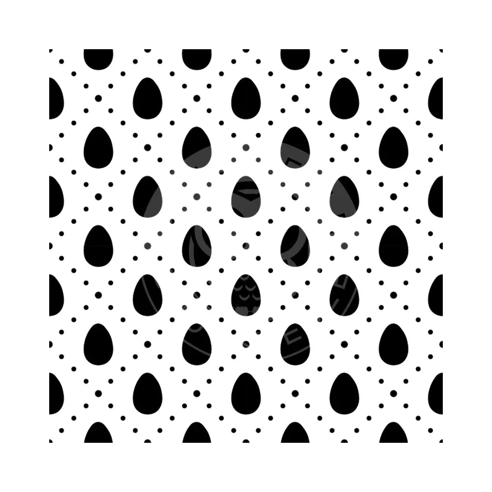 Stencil Schablone Osterei 2
