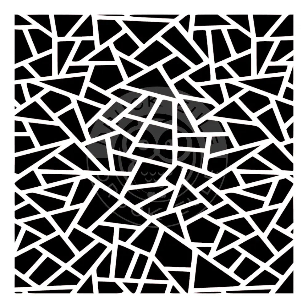 Stencil Schablone Splitterwerk