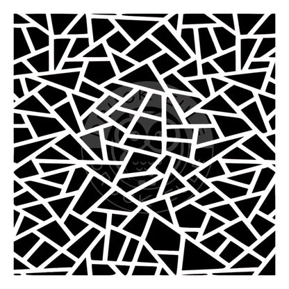 Stencil Schablone Splitterwerk