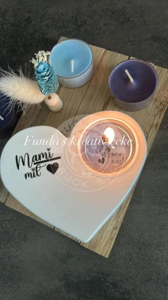 Teelichtbotschaft Mami 1