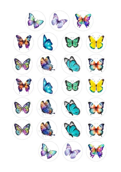 Teelichtbotschaft Schmetterling 1