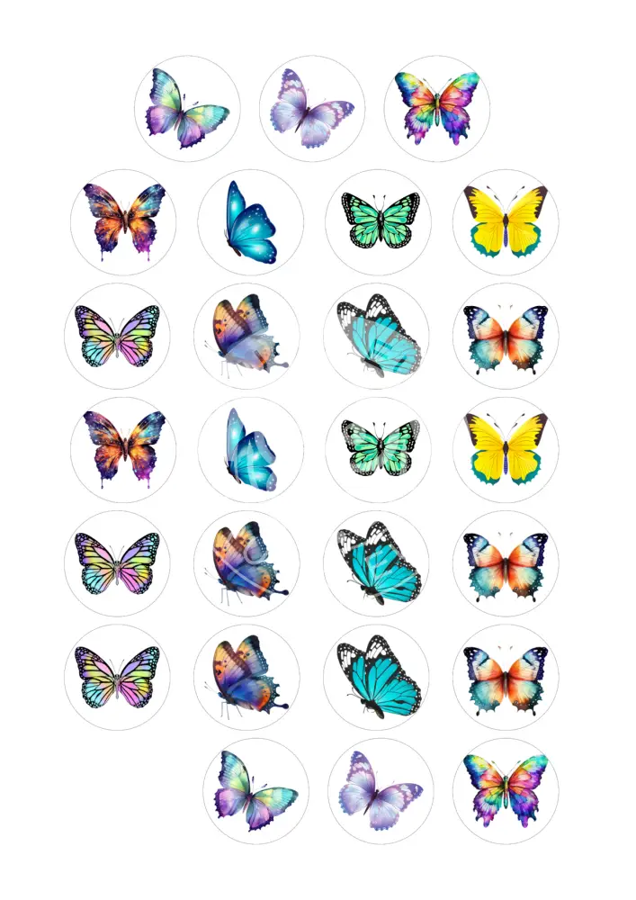 Teelichtbotschaft Schmetterling 1