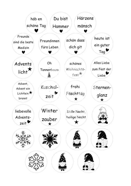 Teelichtbotschaft Weihnachten 1