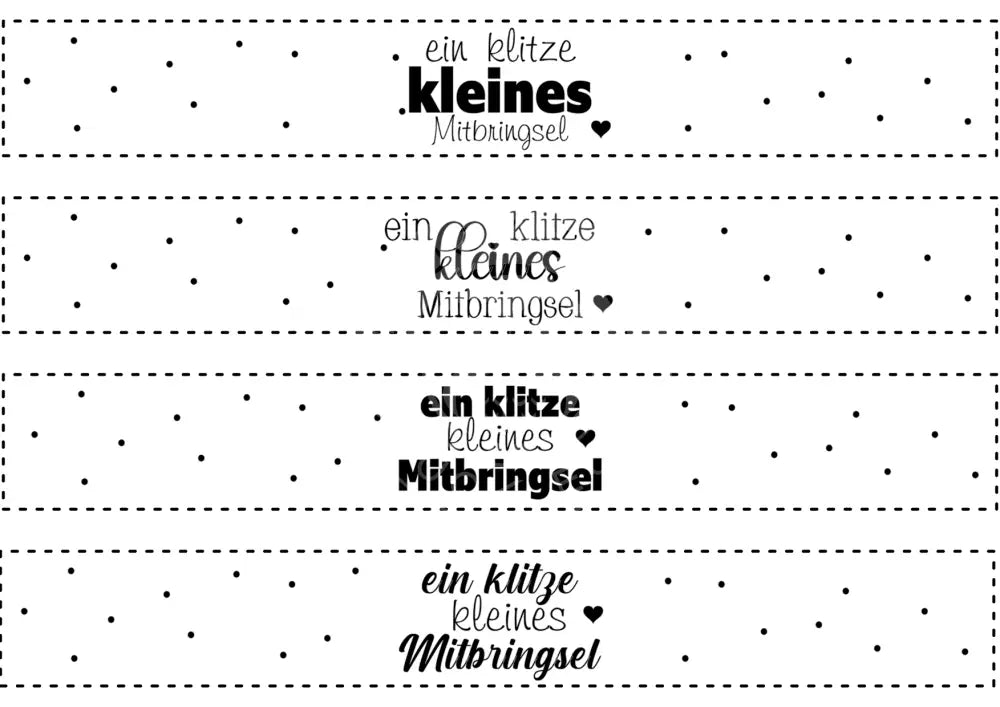 Transparentpapier Banderole 3