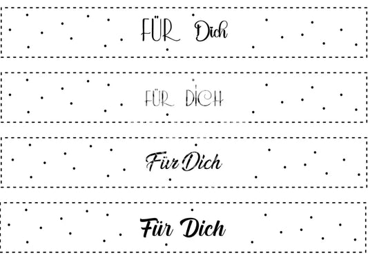 Transparentpapier Für Dich