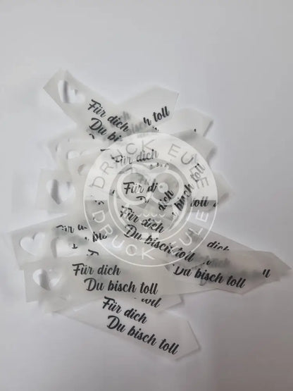 Transparentpapier Für dich Du bisch toll 2