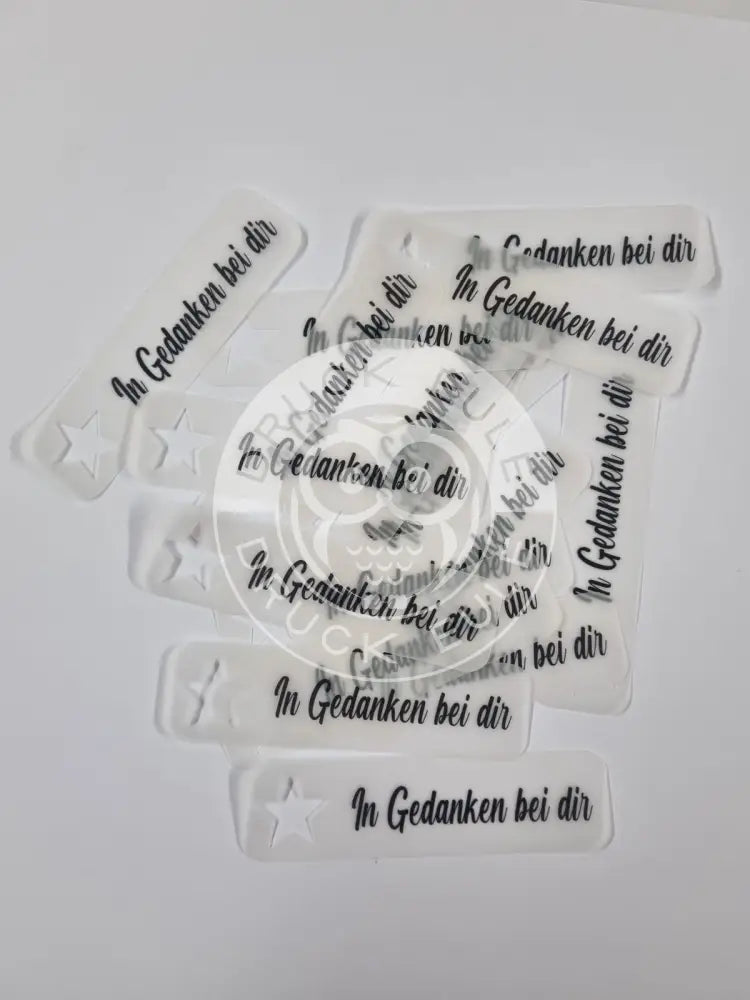 Transparentpapier In Gedanken bei dir