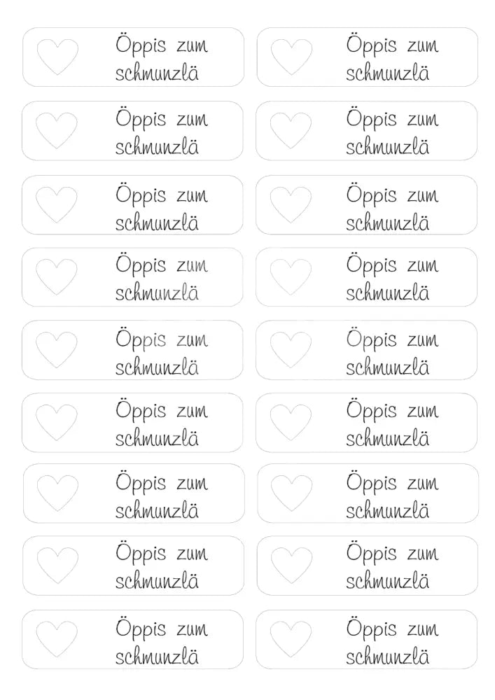 Transparentpapier Öppis zum schmunzlä 2